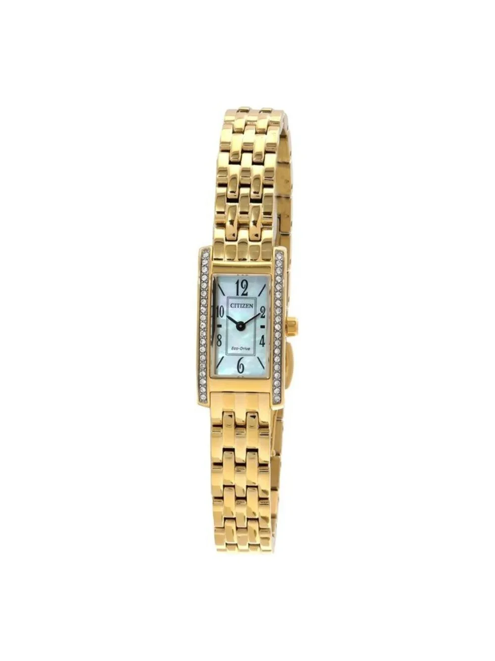 NWT Citizen Petite Palidoro Crystal White Mother of Pearl Dial Ladies Watch